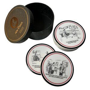 New Yorker Restoration Hardware Eustace Tilley Set of 6 Wine Themed Coasters